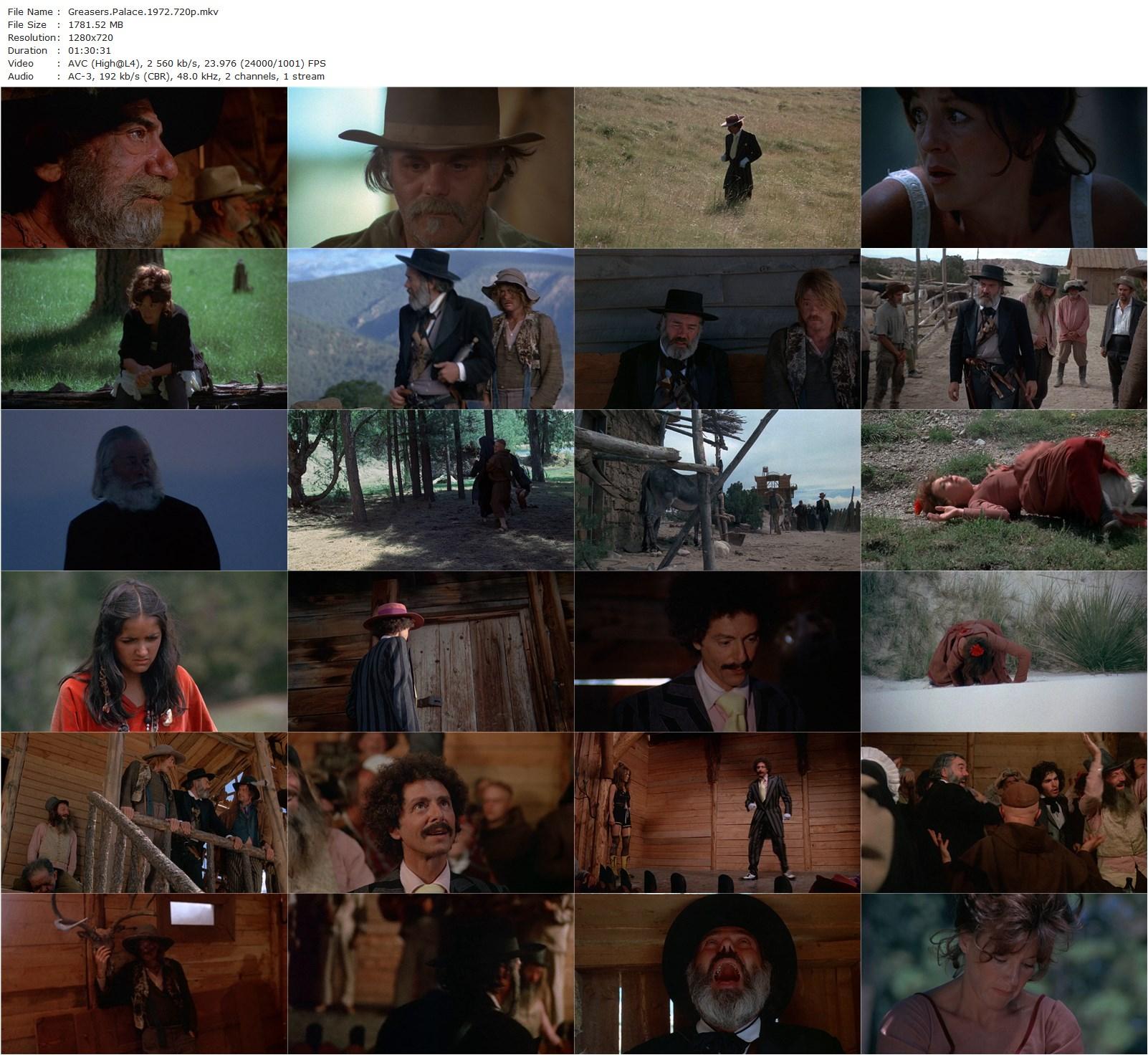 Greaser’s Palace (1972) Robert Downey Sr., Albert Henderson, Michael Sullivan, Luana Anders-poster