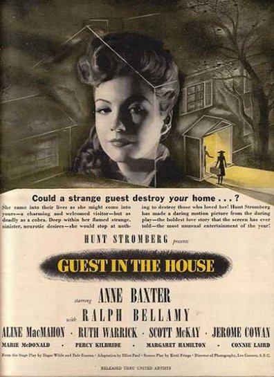 Guest in the House (1944) John Brahm, John Cromwell, Anne Baxter, Ralph Bellamy, Aline MacMahon