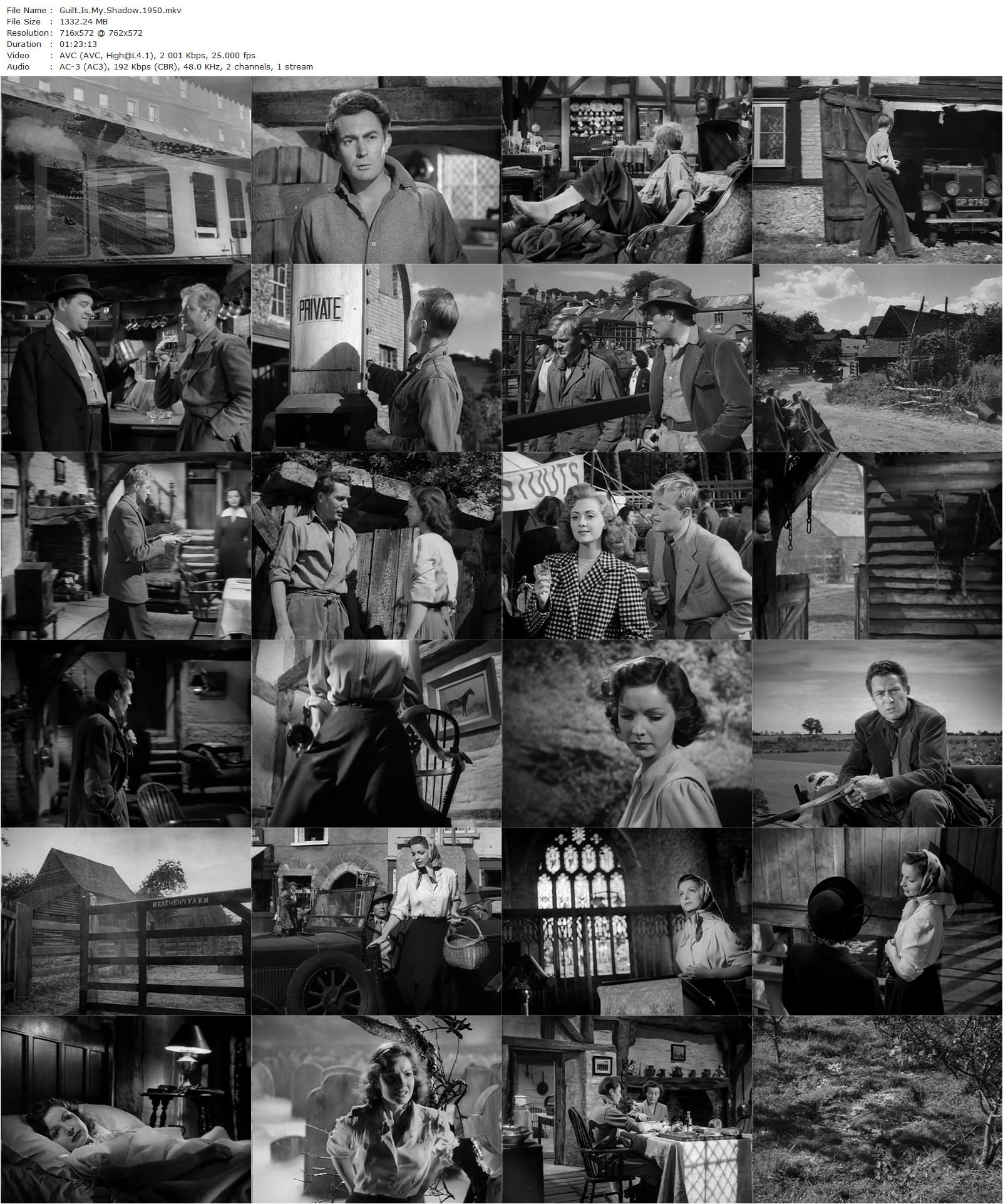 Guilt Is My Shadow (1950) Roy Kellino, Elizabeth Sellars, Patrick Holt, Peter Reynolds-poster