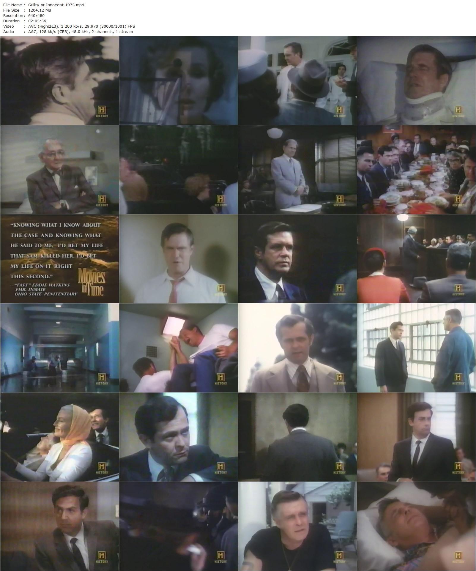 Guilty or Innocent: The Sam Sheppard Murder Case (1975) Robert Michael Lewis, George Peppard, Barnard Hughes, Walter McGinn-poster