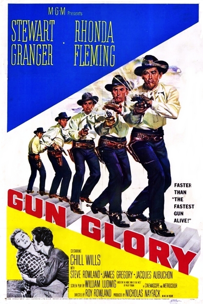 Gun Glory (1957) Roy Rowland, Stewart Granger, Rhonda Fleming, Chill Wills