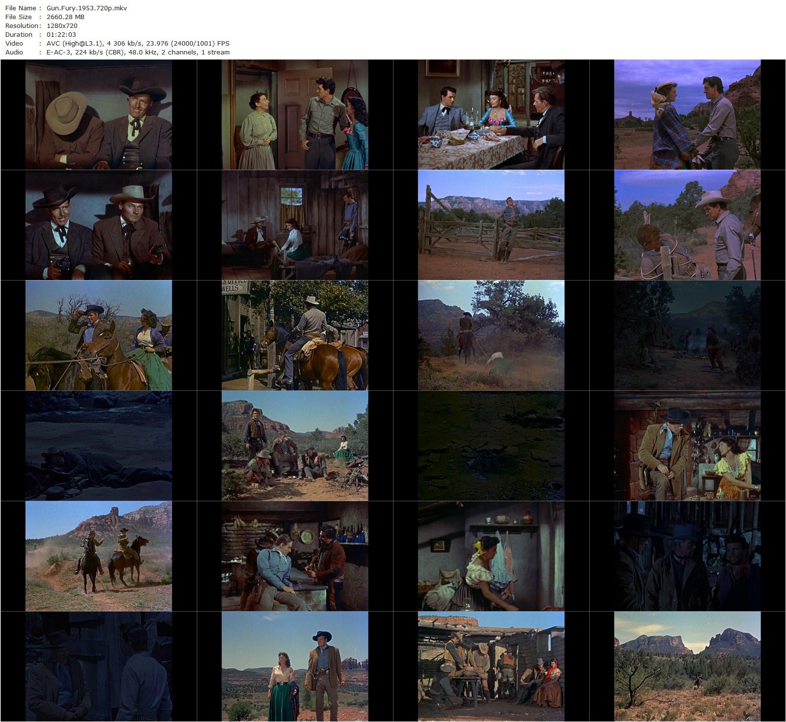 Gun Fury (1953) Raoul Walsh, Rock Hudson, Donna Reed, Philip Carey-poster