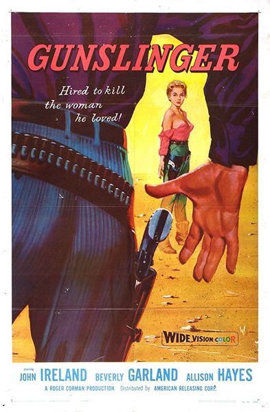 Gunslinger (1956) Roger Corman, John Ireland, Beverly Garland, Allison Hayes, Western