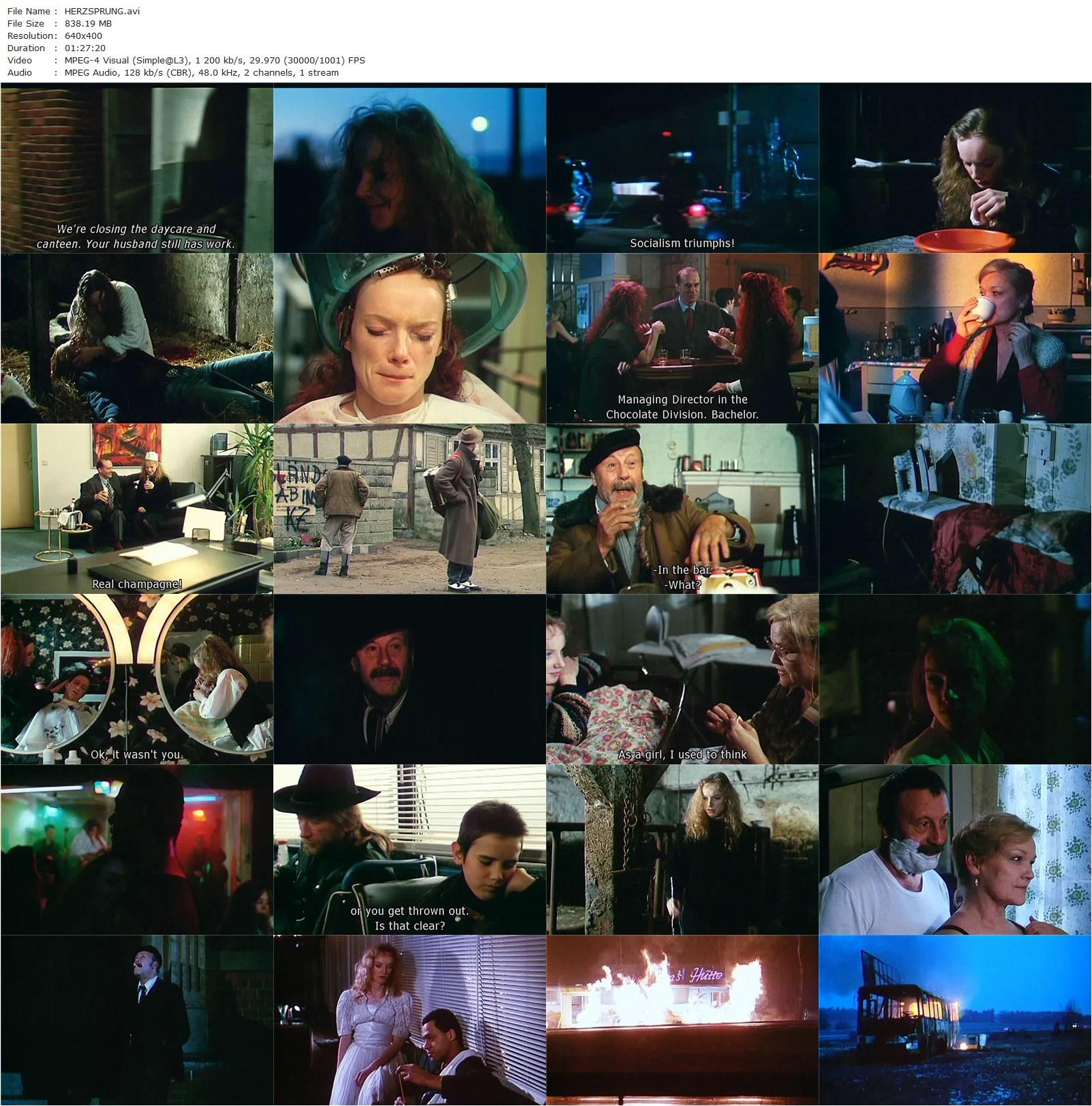 Herzsprung (1992) Helke Misselwitz, Memdu Aki, Jaleh Amini, Cesare Basile-poster