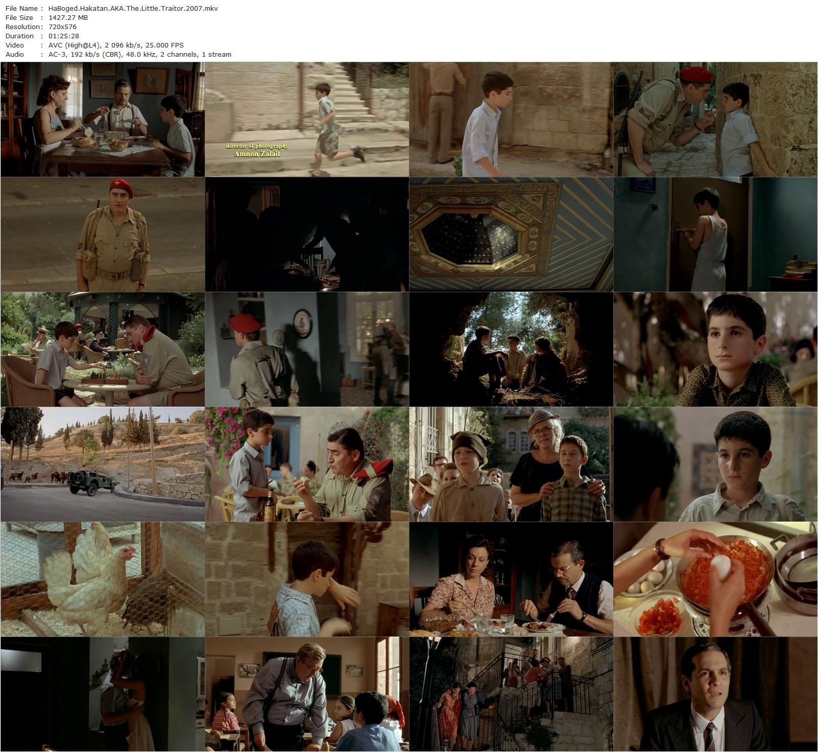 The Little Traitor AKA Ha’Boged Hakatan (2007) Lynn Roth, Ido Port, Alfred Molina, Gilya Stern-poster