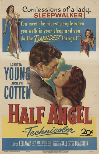 Half Angel (1951) Richard Sale, Loretta Young, Joseph Cotten, Cecil Kellaway