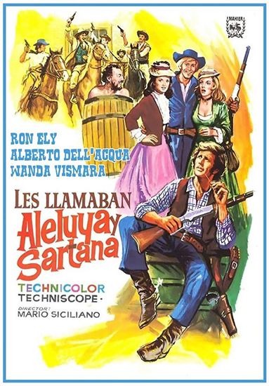 Halleluja and Sartana Strike Again (1972) Mario Siciliano, Ron Ely, Alberto Dell’Acqua, Uschi Glas