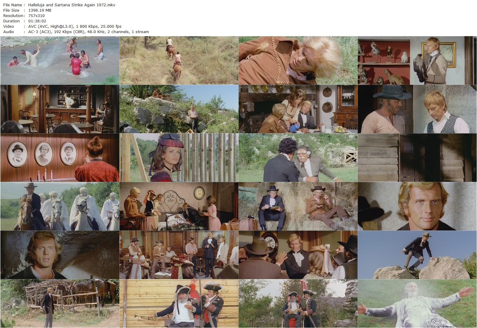 Halleluja and Sartana Strike Again (1972) Mario Siciliano, Ron Ely, Alberto Dell’Acqua, Uschi Glas-poster