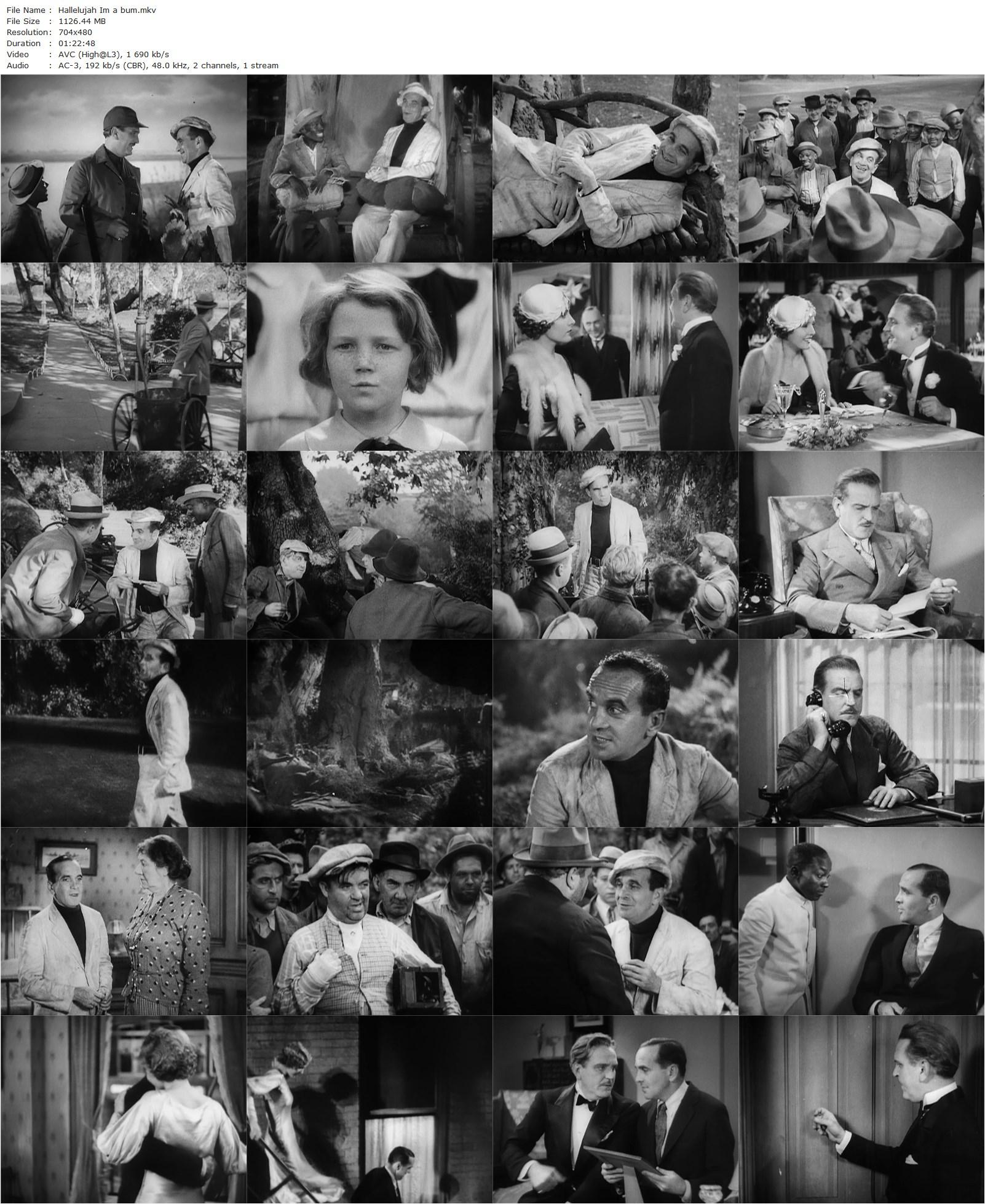 Hallelujah I’m a Bum (1933) Lewis Milestone, Al Jolson, Madge Evans, Frank Morgan-poster