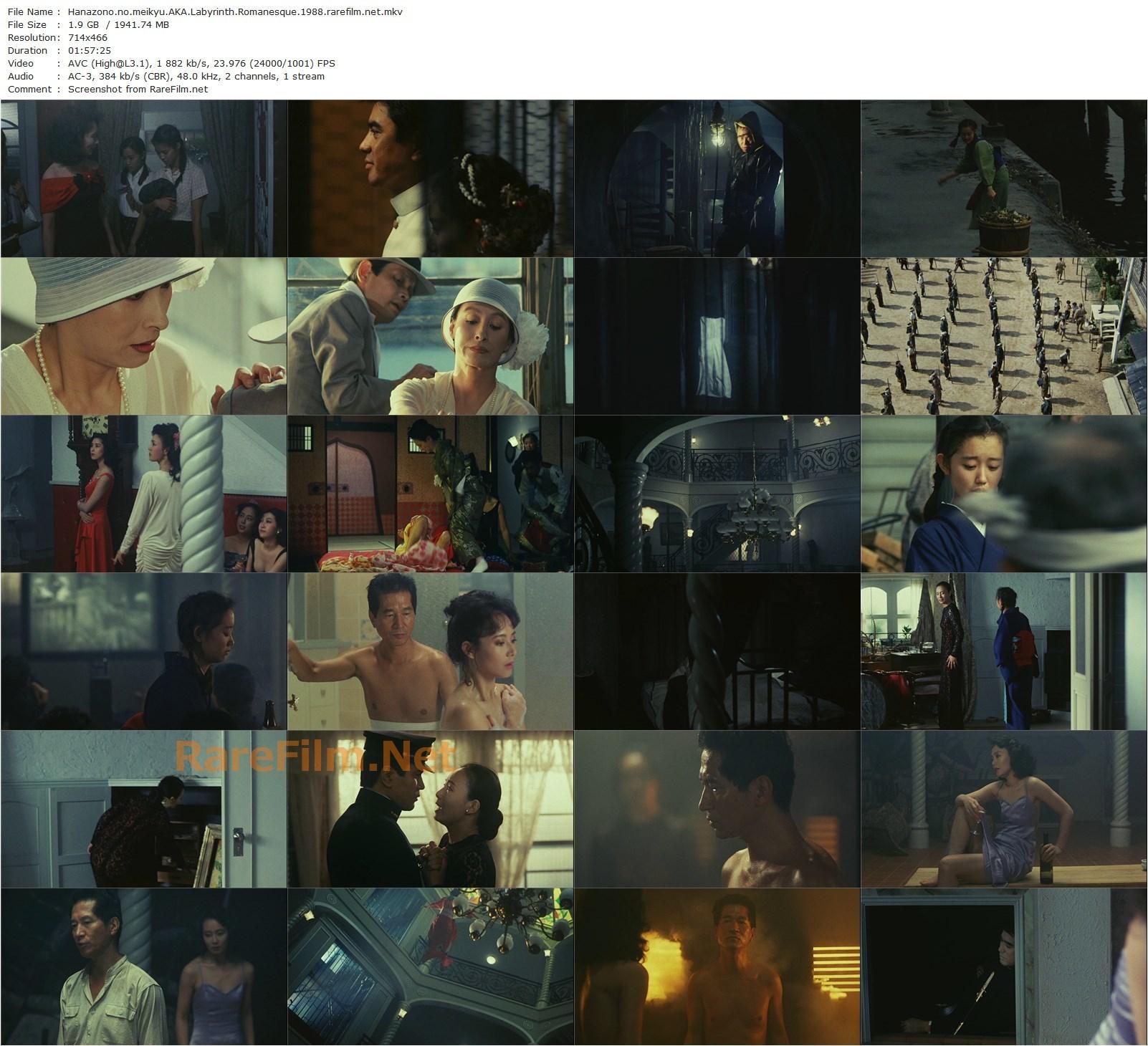 Labyrinth Romanesque / Hanazono no meikyu (1988) Shun’ya Itô, Yôko Shimada, Yûya Uchida, Yûki Kudô-poster