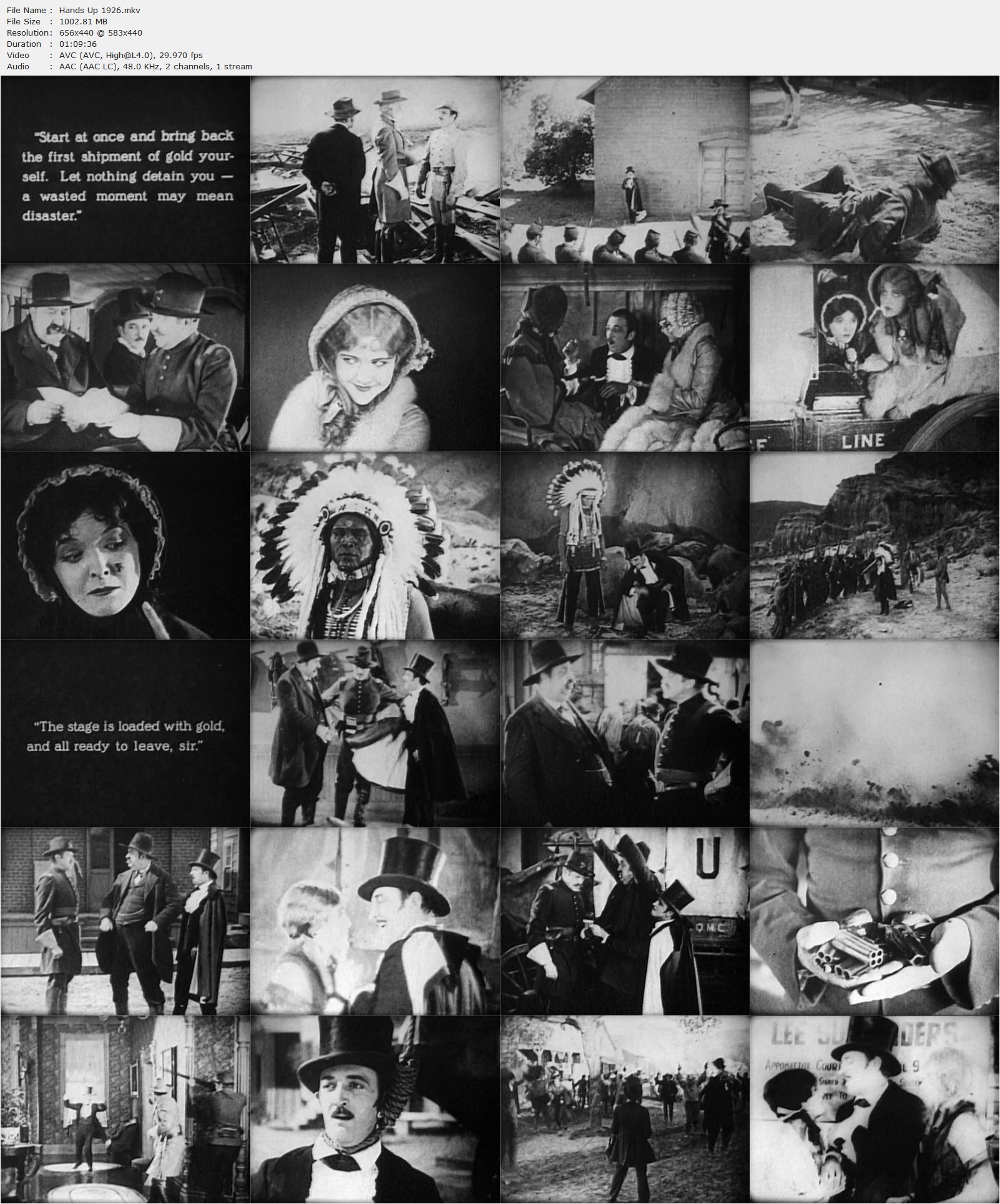 Hands Up! (1926) Clarence G. Badger, George A. Billings, Virginia Lee Corbin, Charles K. French-poster