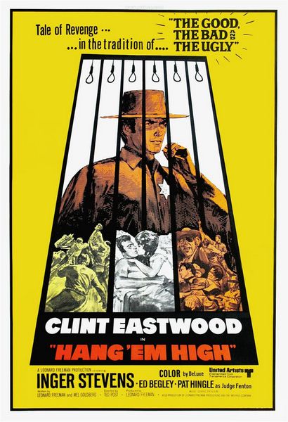 Hang Em High (1968) Ted Post, Clint Eastwood, Inger Stevens, Pat Hingle