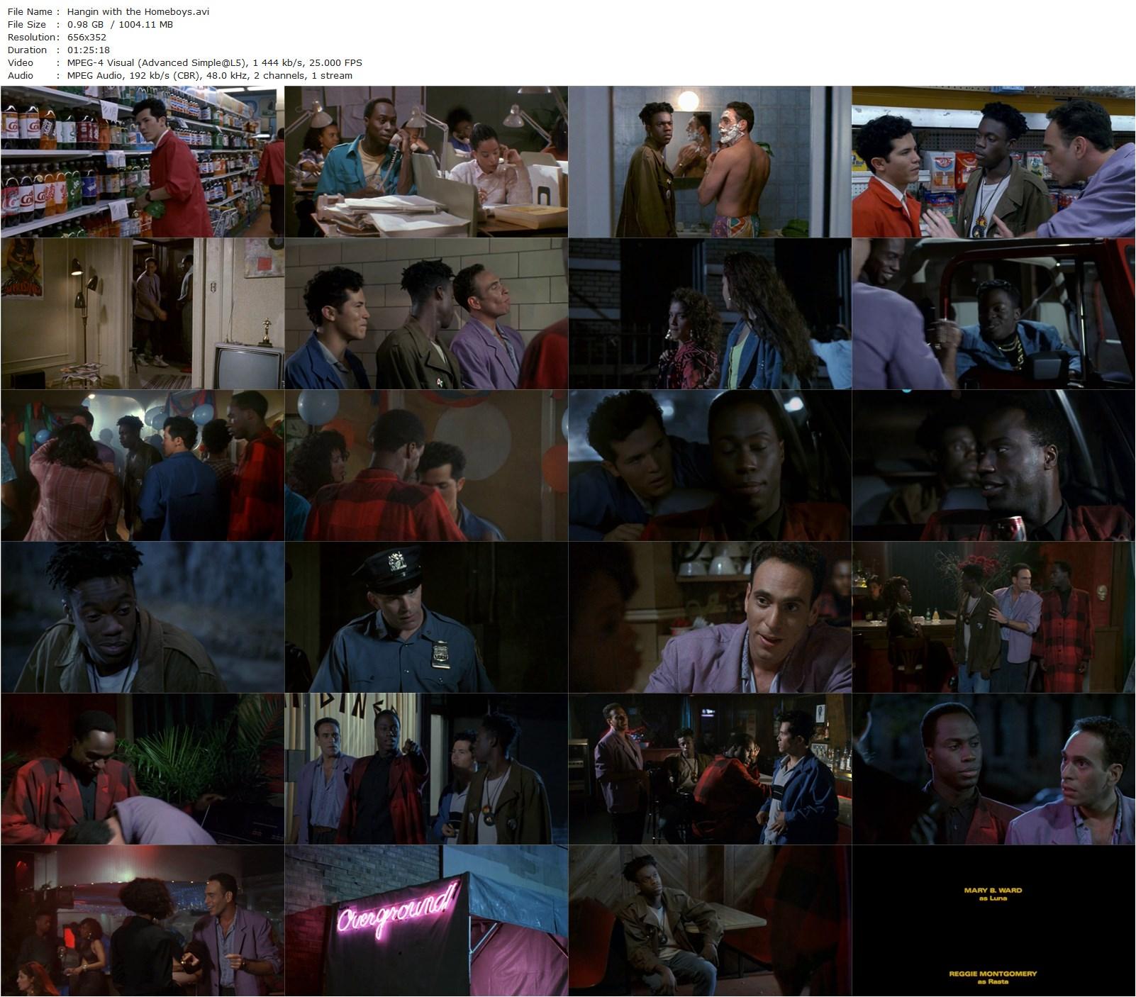 Hangin’ with the Homeboys (1991) Joseph B. Vasquez, Doug E. Doug, Mario Joyner, John Leguizamo-poster