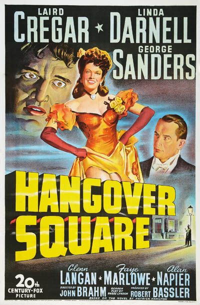 Hangover Square (1945) John Brahm, Laird Cregar, Linda Darnell, George Sanders, Crime, Drama, Film-Noir, Thriller