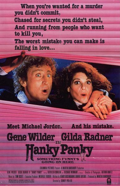 Hanky Panky (1982) Sidney Poitier, Gene Wilder, Gilda Radner, Kathleen Quinlan, Action, Comedy, Crime, Mystery, Thriller