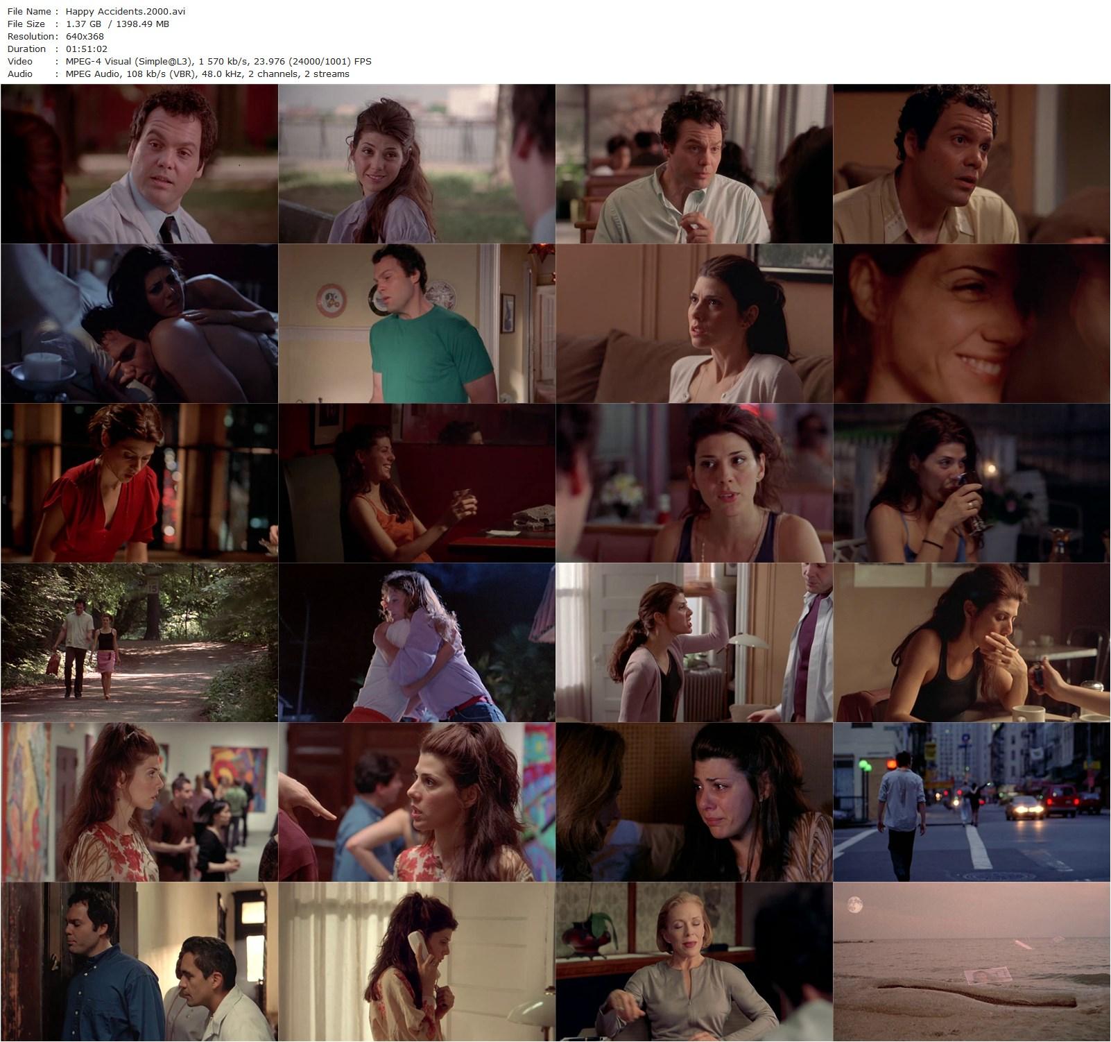 Happy Accidents (2000) Brad Anderson, Marisa Tomei, Vincent D’Onofrio, Holland Taylor-poster