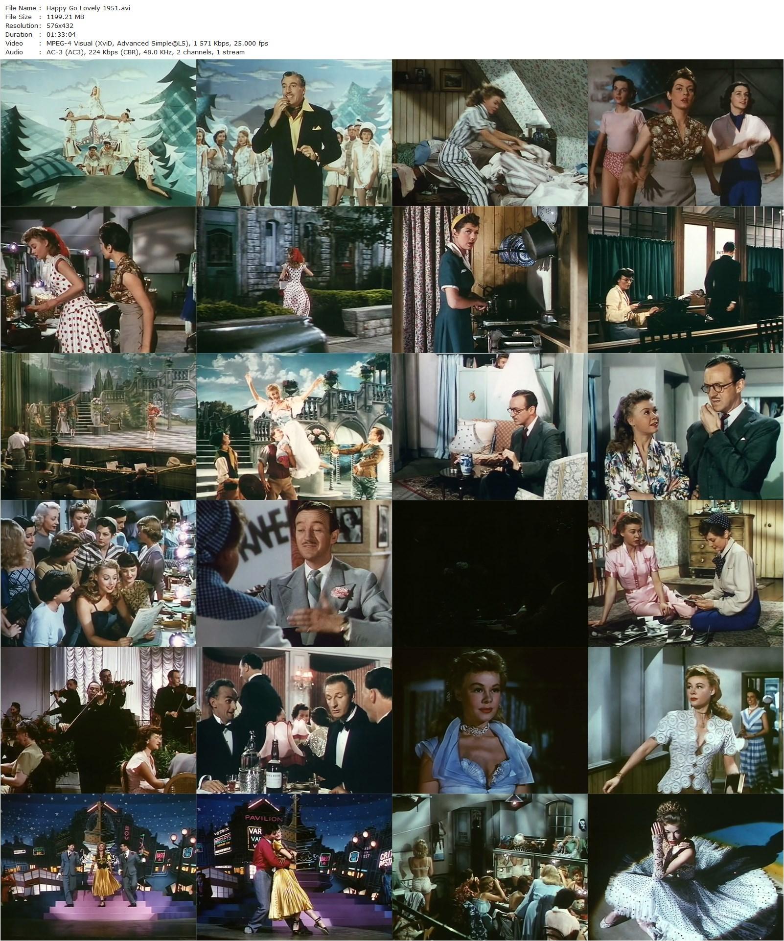 Happy Go Lovely (1951) H. Bruce Humberstone, David Niven-poster