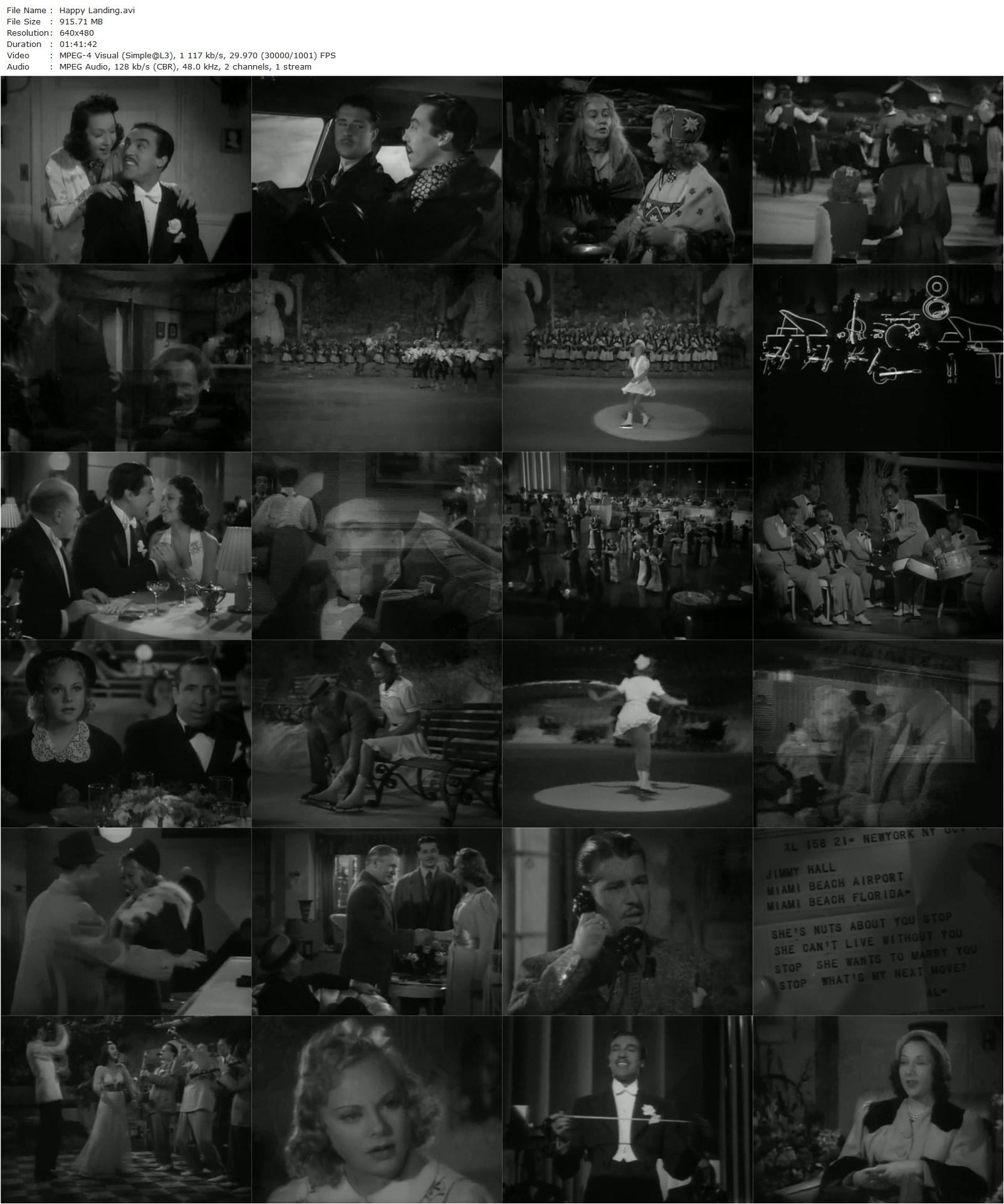 Happy Landing (1938) Roy Del Ruth, Sonja Henie, Don Ameche, Jean Hersholt-poster