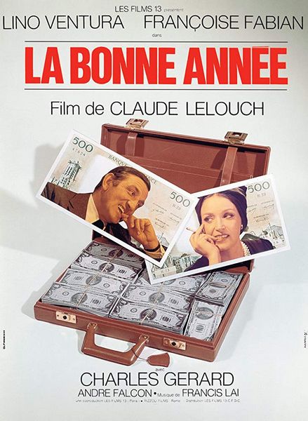 Happy New Year (1973) Claude Lelouch, Lino Ventura, Françoise Fabian, Charles Gérard