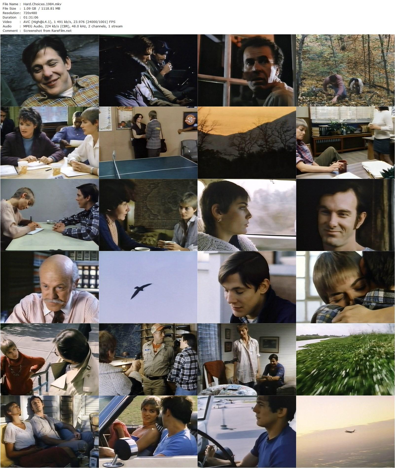 Hard Choices (1984) Rick King, Margaret Klenck, Gary McCleery, John Seitz-poster