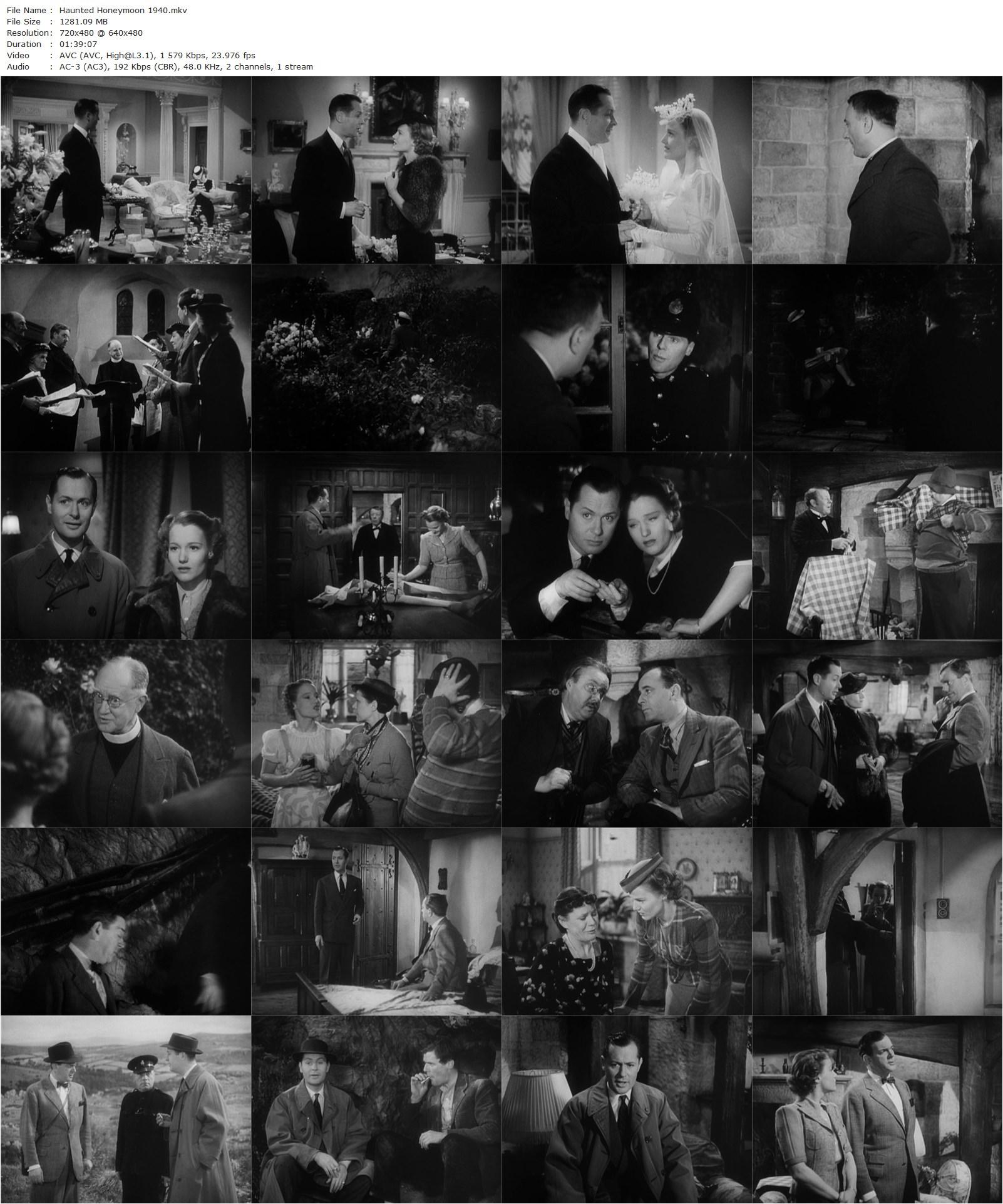 Busman’s Honeymoon (1940) Arthur B. Woods, Richard Thorpe, Robert Montgomery, Constance Cummings, Leslie Banks-poster