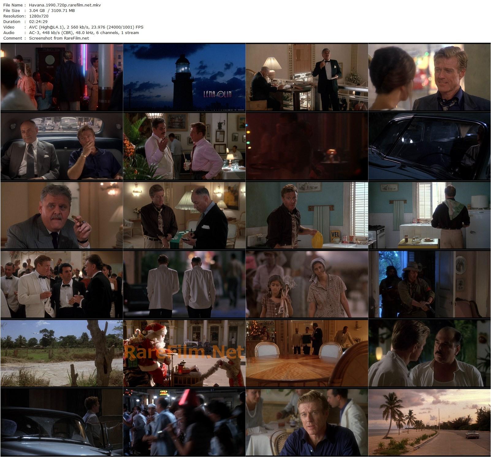 Havana (1990) Sydney Pollack, Robert Redford, Lena Olin, Alan Arkin-poster