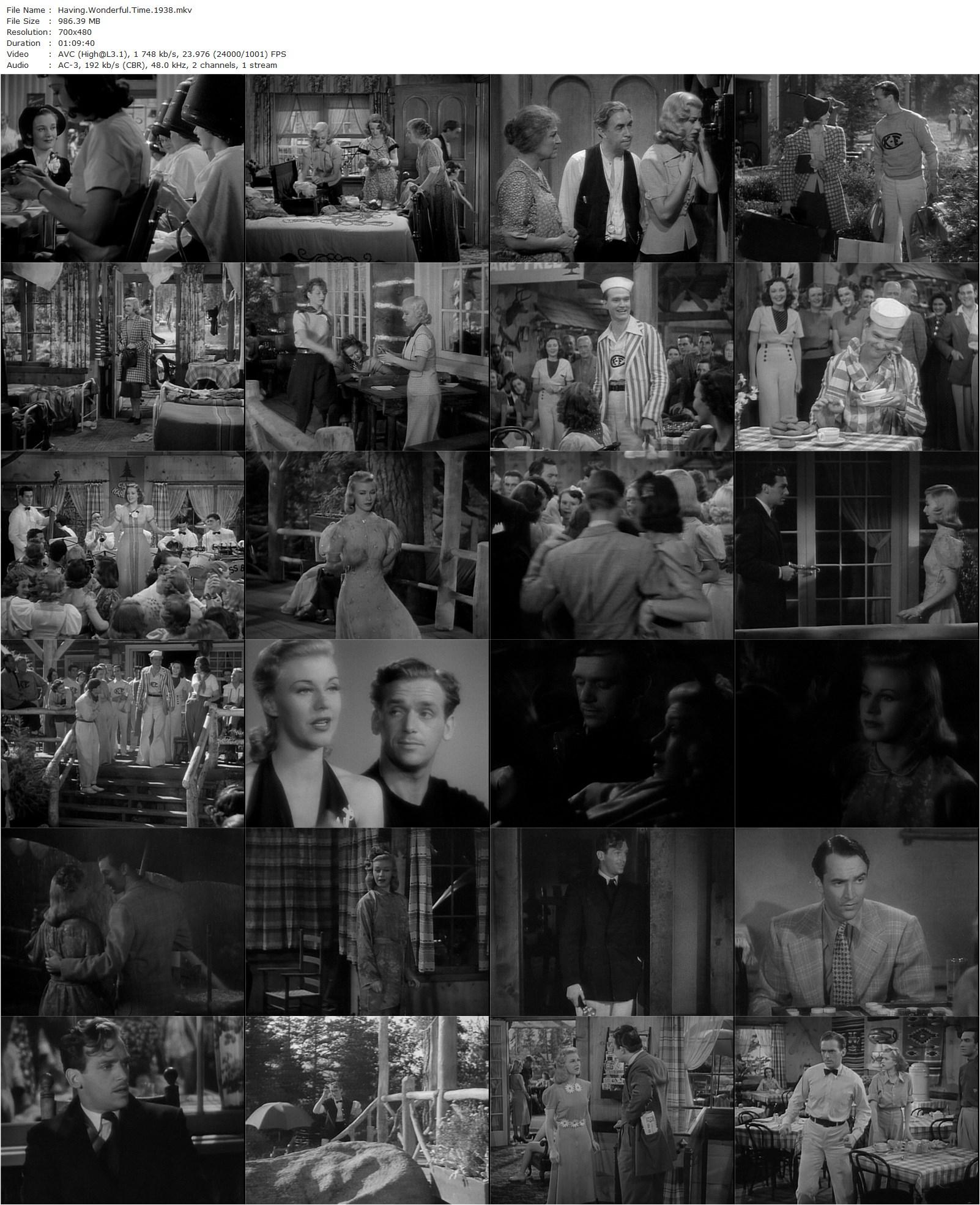 Having Wonderful Time (1938) Alfred Santell, Ginger Rogers, Douglas Fairbanks Jr., Peggy Conklin-poster