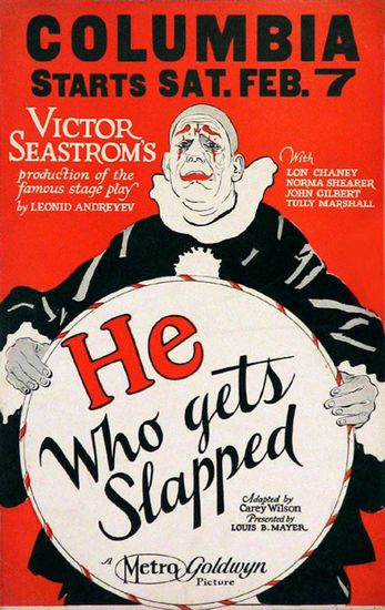 He Who Gets Slapped (1924) Victor Sjöström, Lon Chaney, Norma Shearer, John Gilbert, Drama, Romance, Thriller