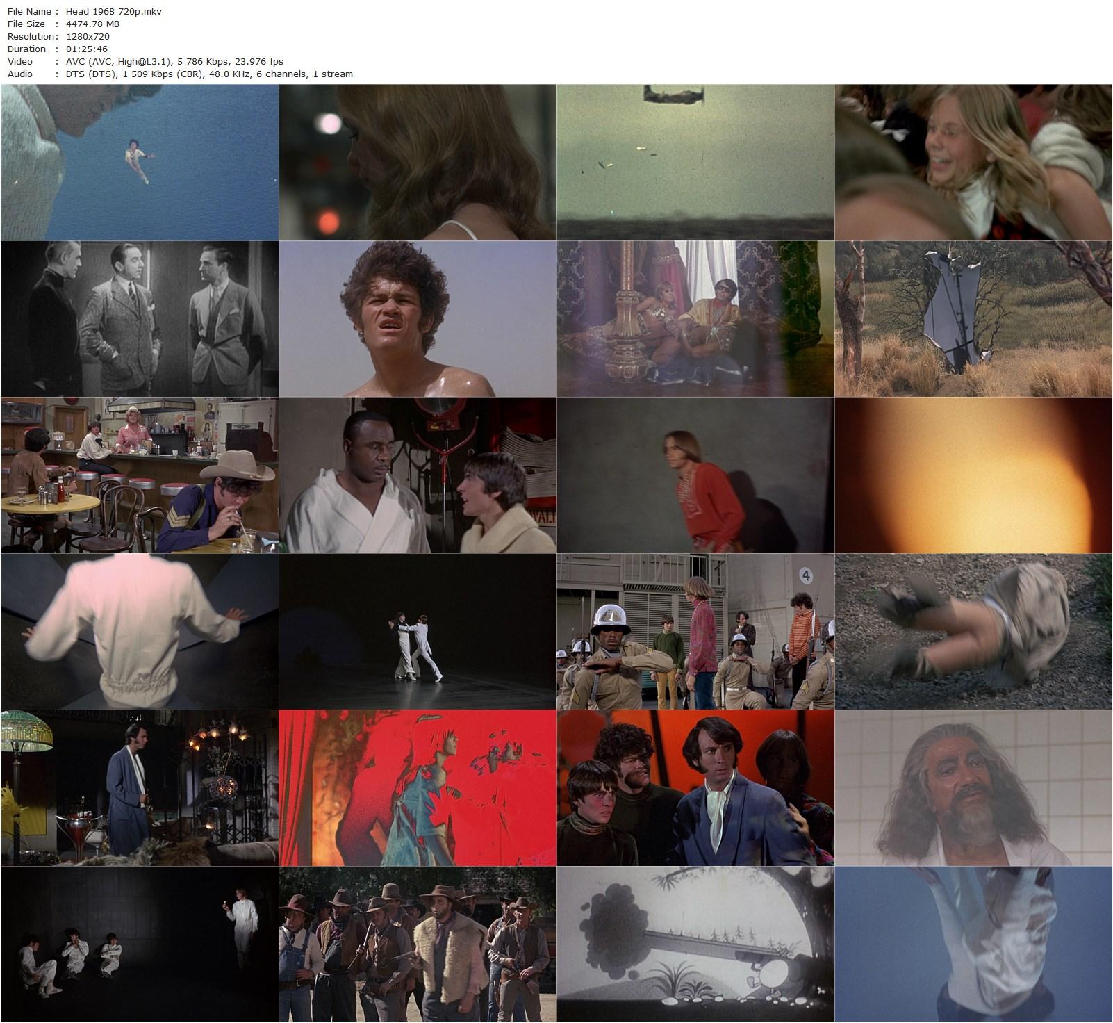 Head (1968) Bob Rafelson, Peter Tork, Davy Jones, Micky Dolenz-poster