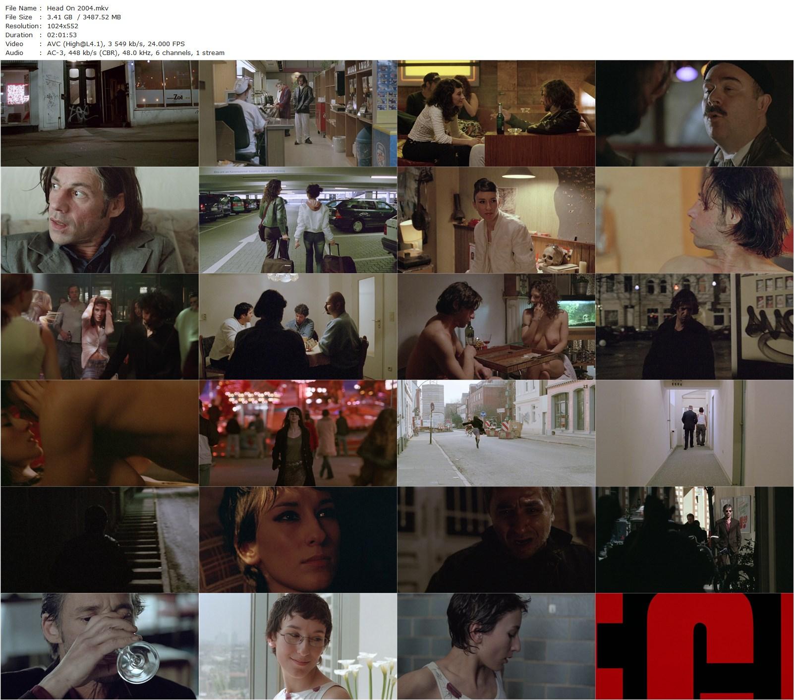 Head-On AKA Gegen die Wand (2004) Fatih Akin, Birol Ünel, Sibel Kekilli, Güven Kiraç-poster