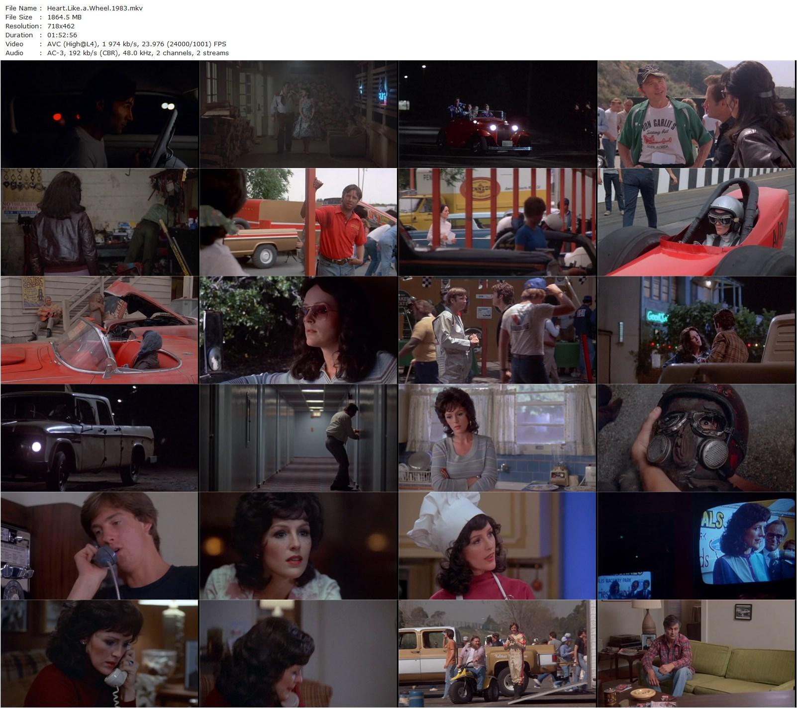 Heart Like a Wheel (1983) Jonathan Kaplan, Bonnie Bedelia, Beau Bridges, Bruce Barlow-poster