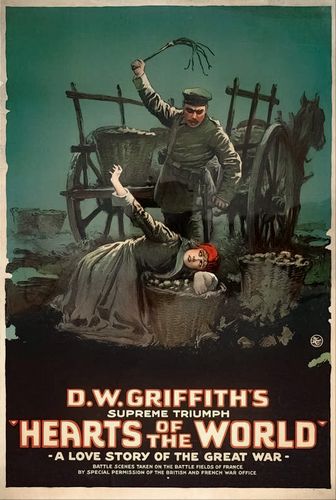 Hearts of the World (1918) D.W. Griffith, Lillian Gish, Dorothy Gish, Robert Harron