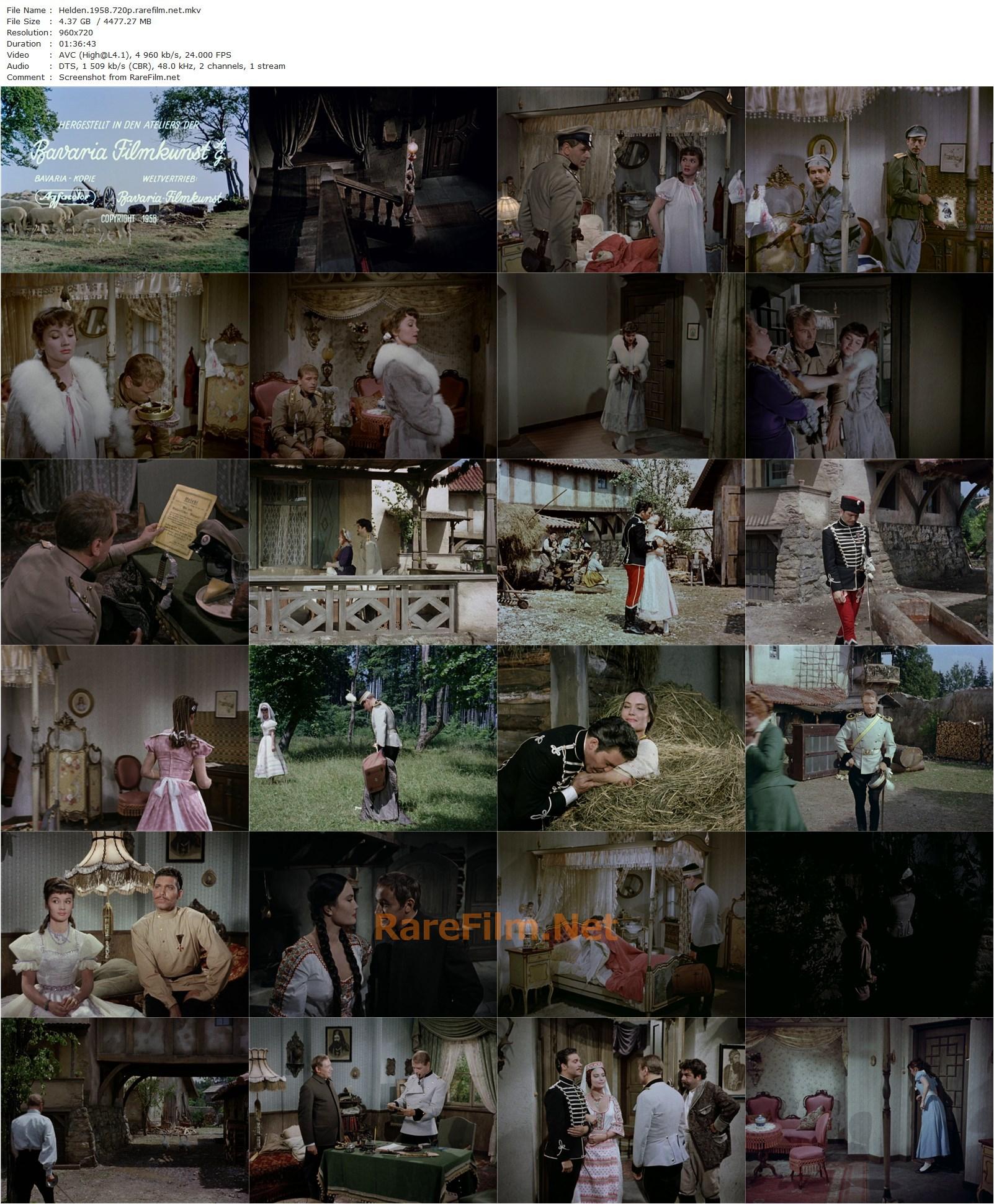 Arms and the Man / Helden (1958) Franz Peter Wirth-poster