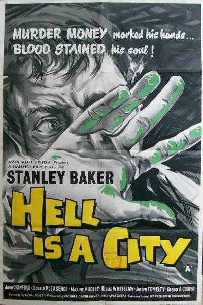 Hell is a City (1960) Val Guest, Stanley Baker, John Crawford, Donald Pleasence, Crime, Thriller