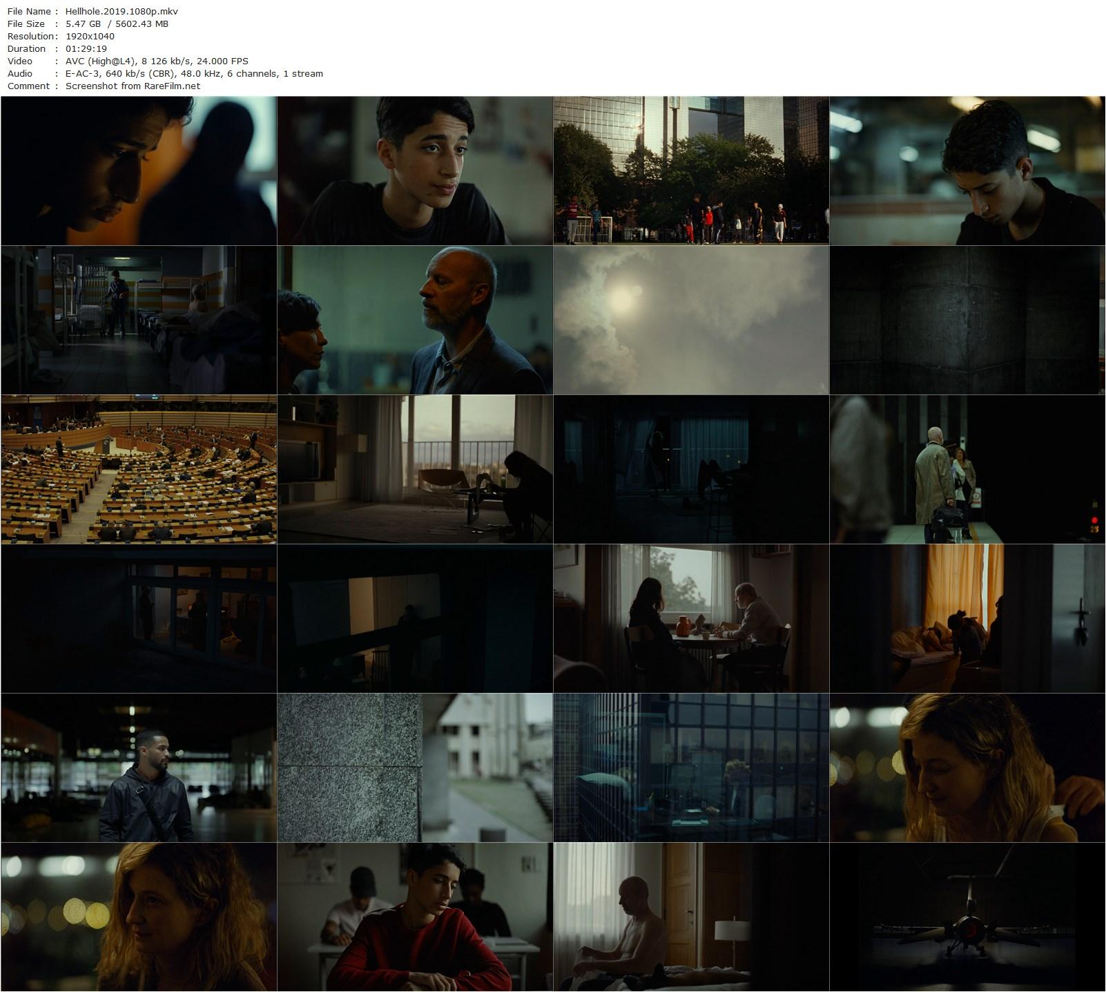 Hellhole (2019) Bas Devos, Lubna Azabal, Hamza Belarbi, Amine Benhilal-poster