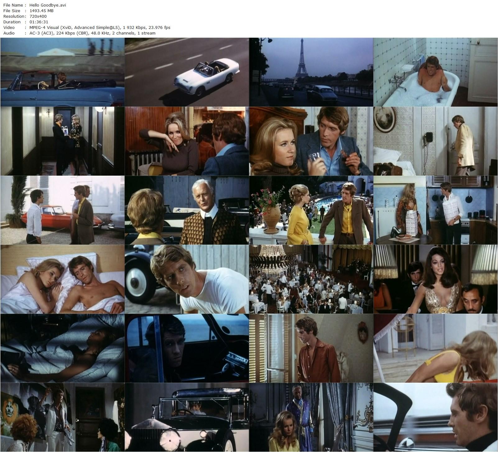 Hello-Goodbye (1970) Jean Negulesco, Ronald Neame, Michael Crawford, Geneviève Gilles, Curd Jürgens-poster