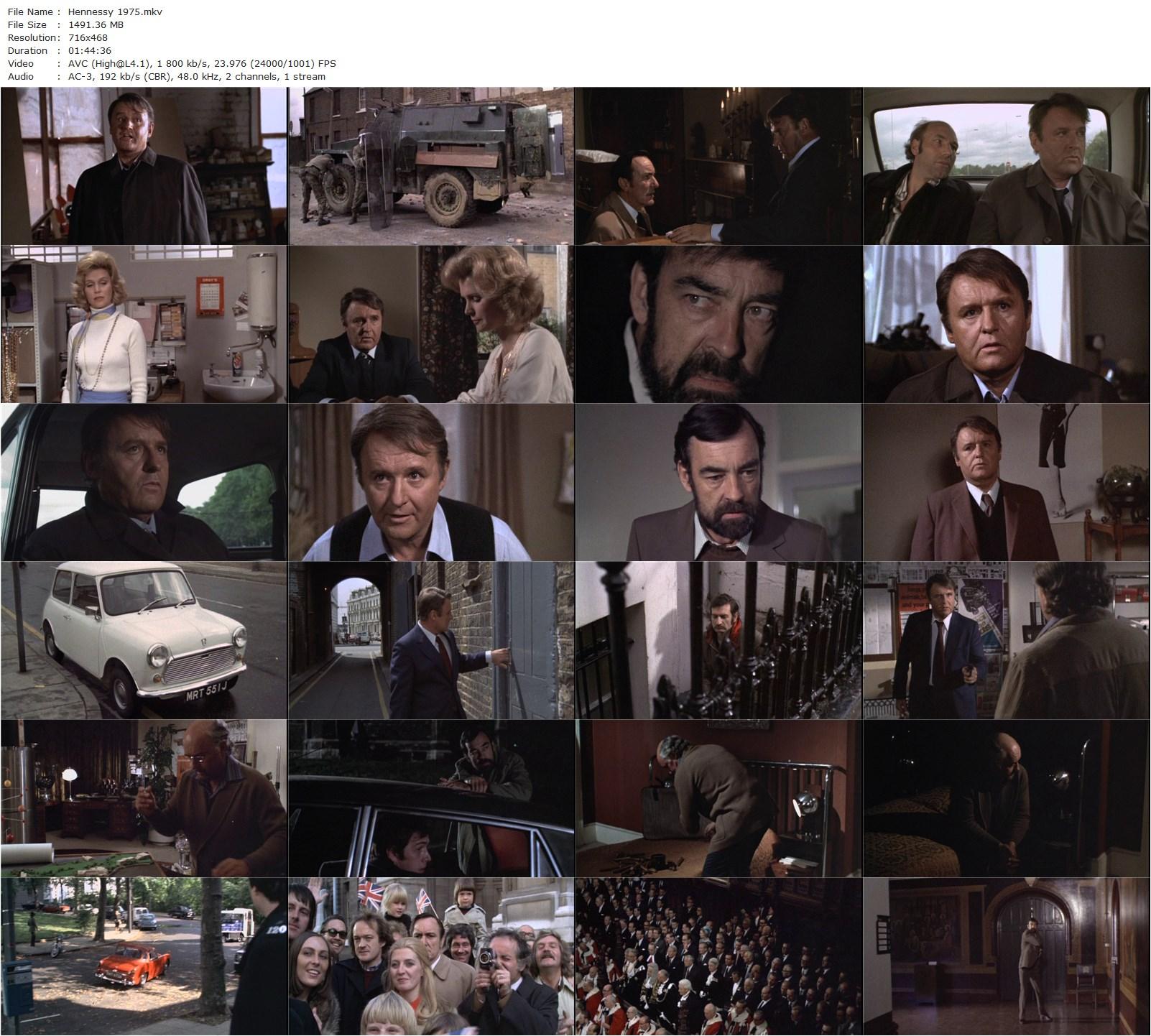 Hennessy (1975) Don Sharp, Rod Steiger, Lee Remick, Richard Johnson-poster