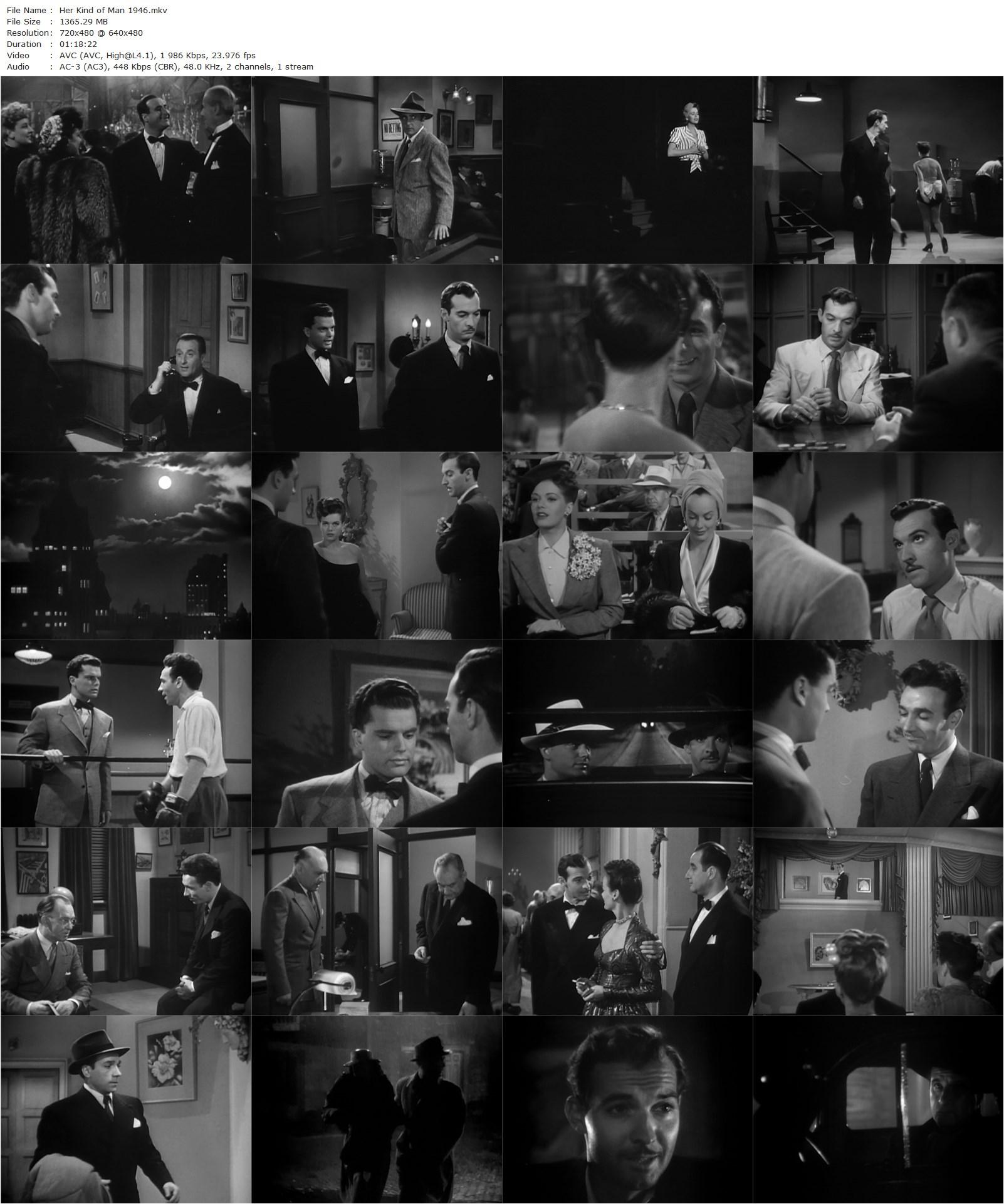 Her Kind of Man (1946) Frederick De Cordova, Dane Clark, Janis Paige, Zachary Scott-poster