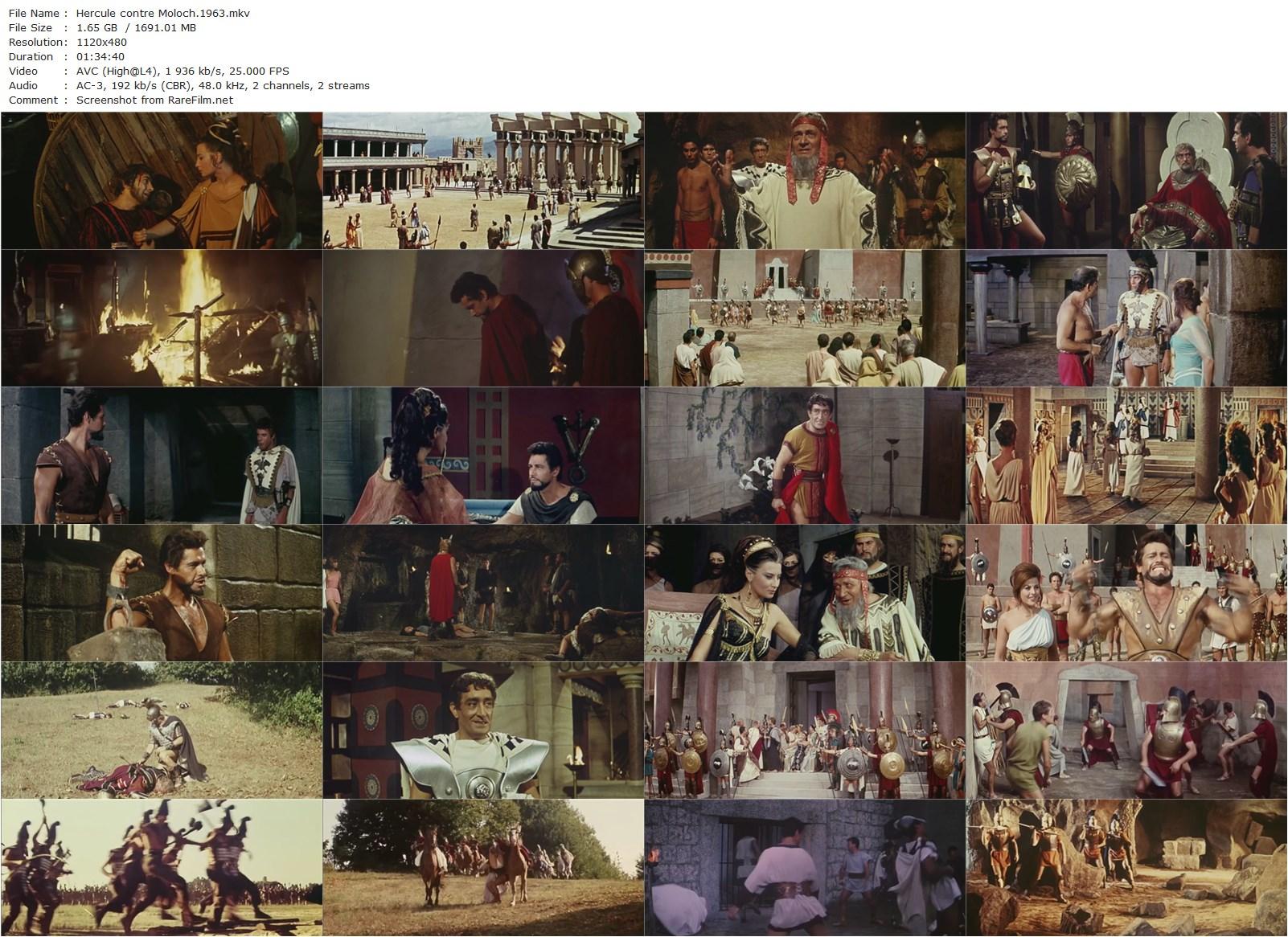 Hercules vs the Molloch (1963) Giorgio Ferroni, Gordon Scott, Alessandra Panaro, Rosalba Neri-poster