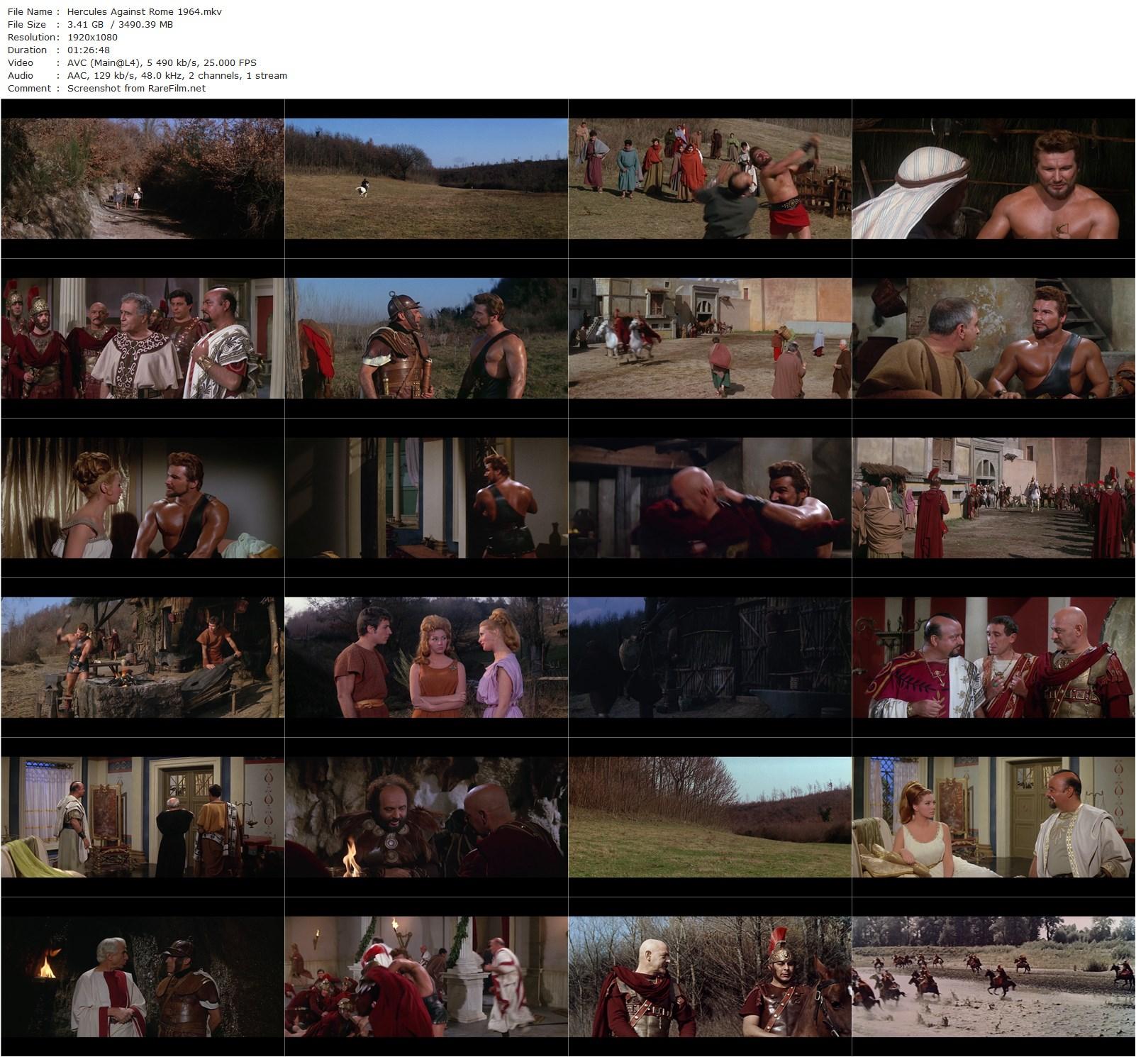 Hercules Against Rome / Ercole contro Roma (1964) Piero Pierotti, Sergio Ciani, Wandisa Guida, Livio Lorenzon-poster