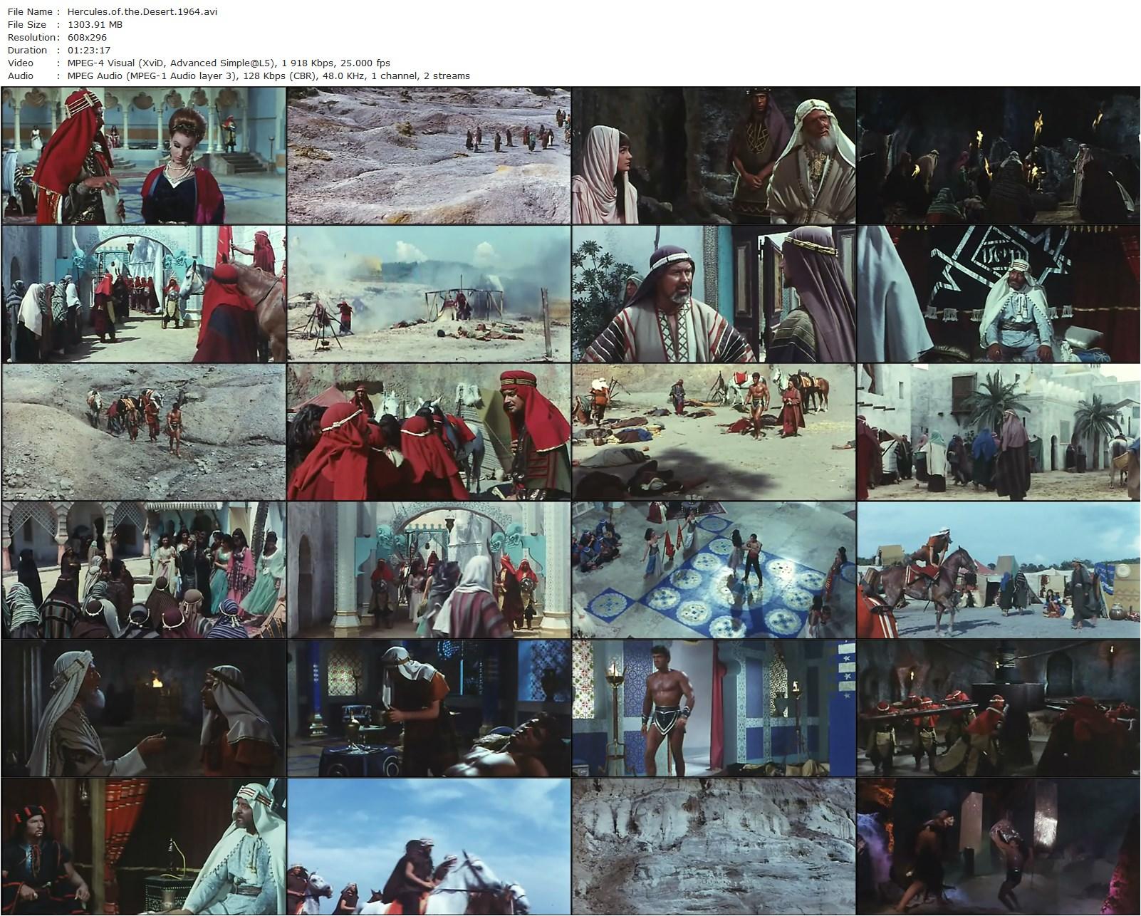 Hercules of the Desert / La valle dell’eco tonante (1964) Tanio Boccia, Kirk Morris, Hélène Chanel, Alberto Farnese-poster