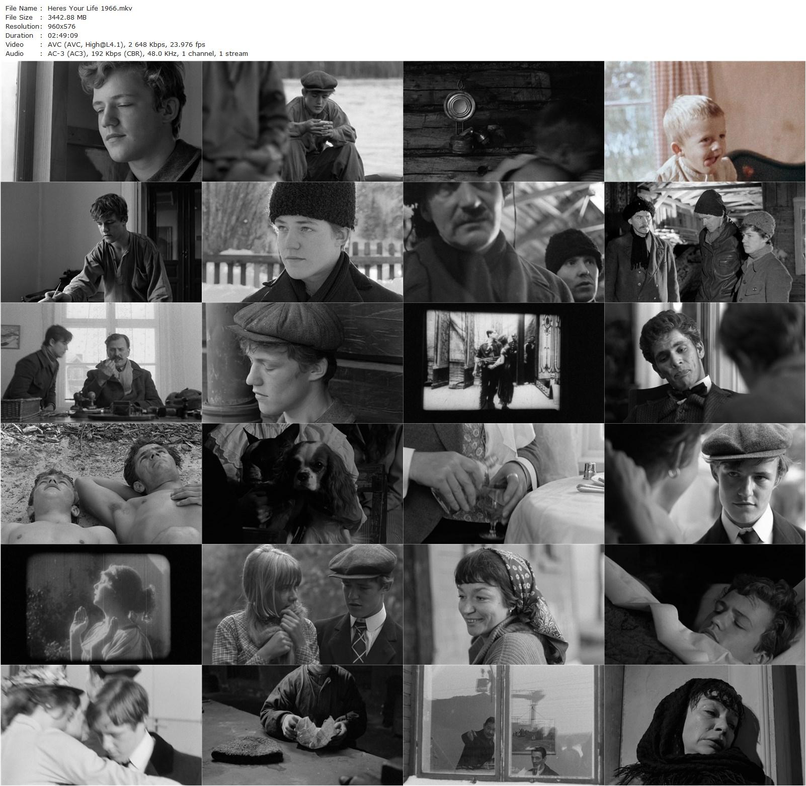 Here Is Your Life (1966) Jan Troell, Eddie Axberg, Gudrun Brost, Ulla Akselson-poster