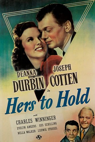 Hers to Hold (1943) Frank Ryan, Deanna Durbin, Joseph Cotten, Charles Winninger