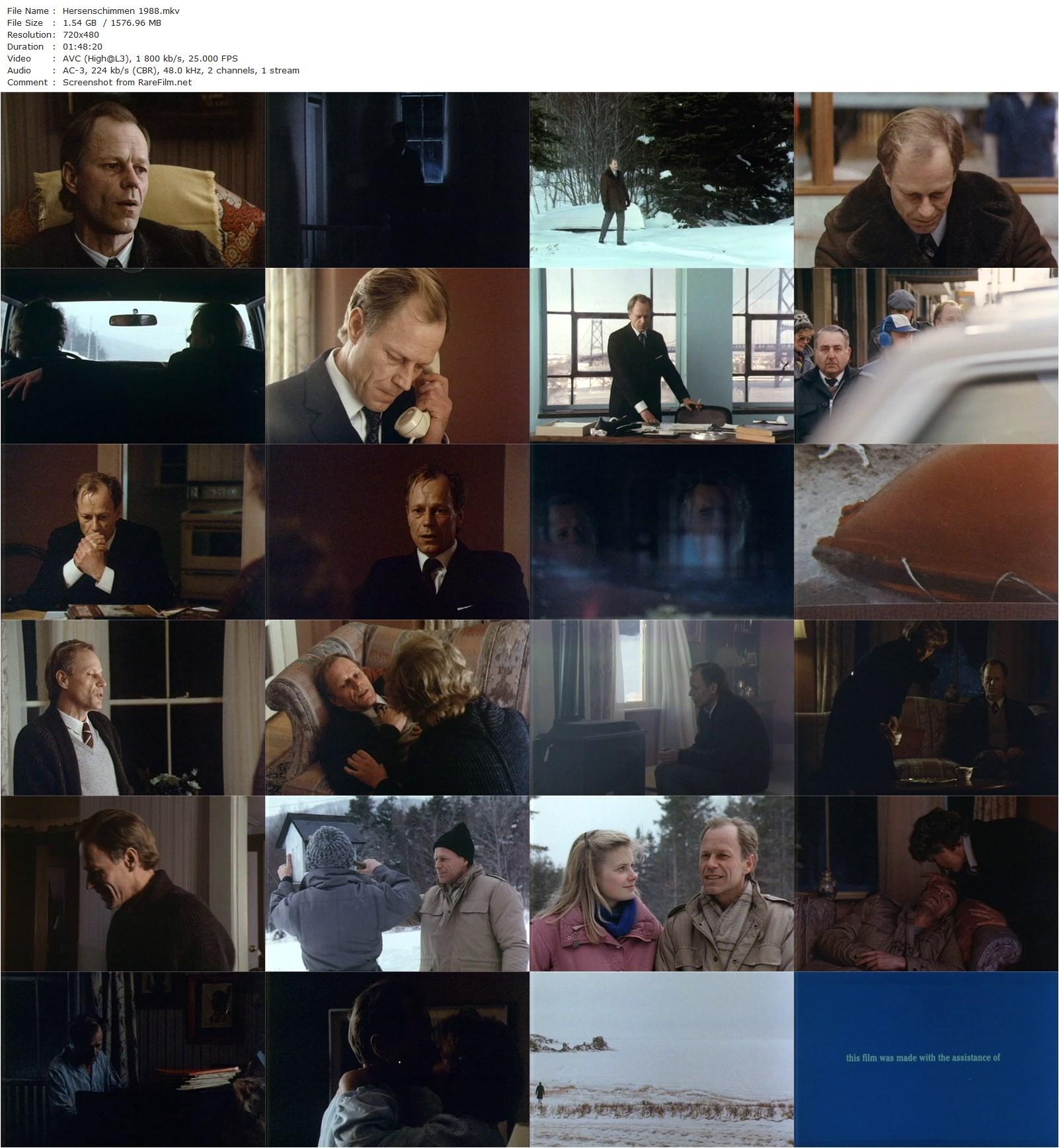 Mind Shadows / Hersenschimmen (1988) Heddy Honigmann, Joop Admiraal, Marja Kok, Melanie Doane-poster