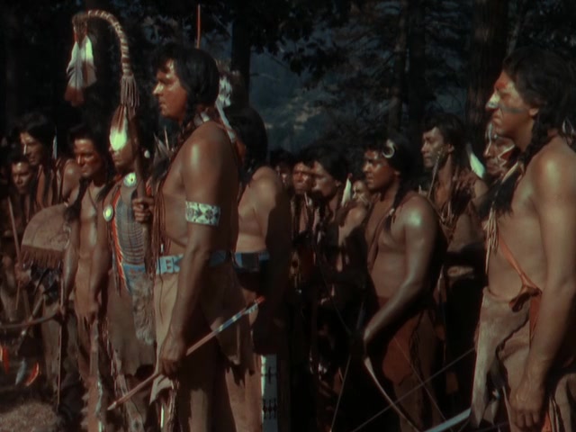 Hiawatha (1952) Kurt Neumann, Vince Edwards, Yvette Duguay, Keith Larsen-poster