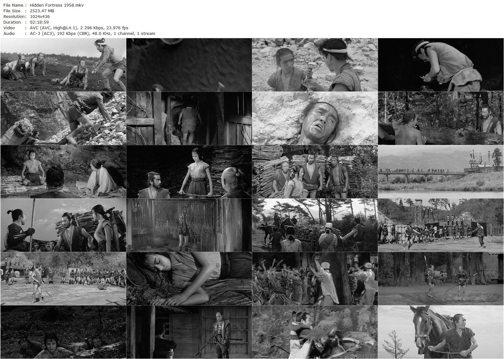 The Hidden Fortress AKA Kakushi-toride no san-akunin (1958) Akira Kurosawa, Toshirô Mifune, Misa Uehara, Minoru Chiaki-poster