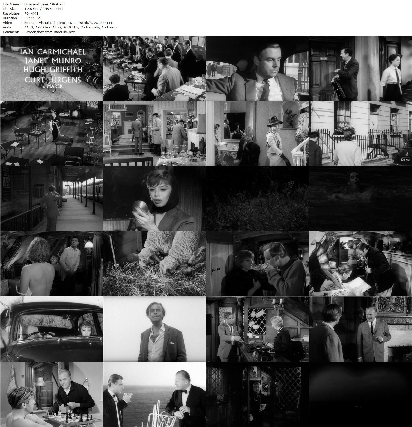 Hide and Seek (1964) Cy Endfield, Ian Carmichael-poster