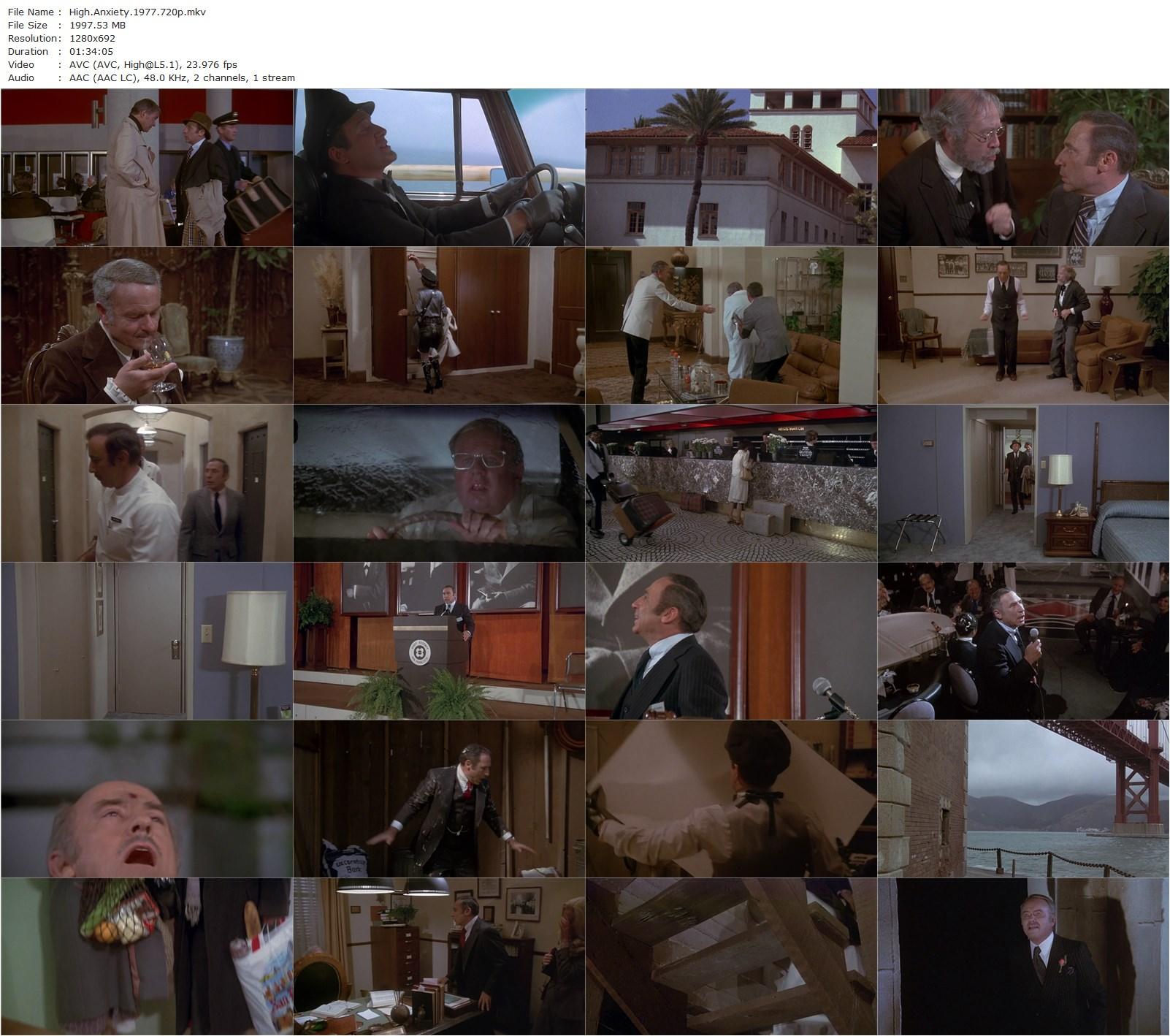 High Anxiety (1977) Mel Brooks, Madeline Kahn, Cloris Leachman-poster