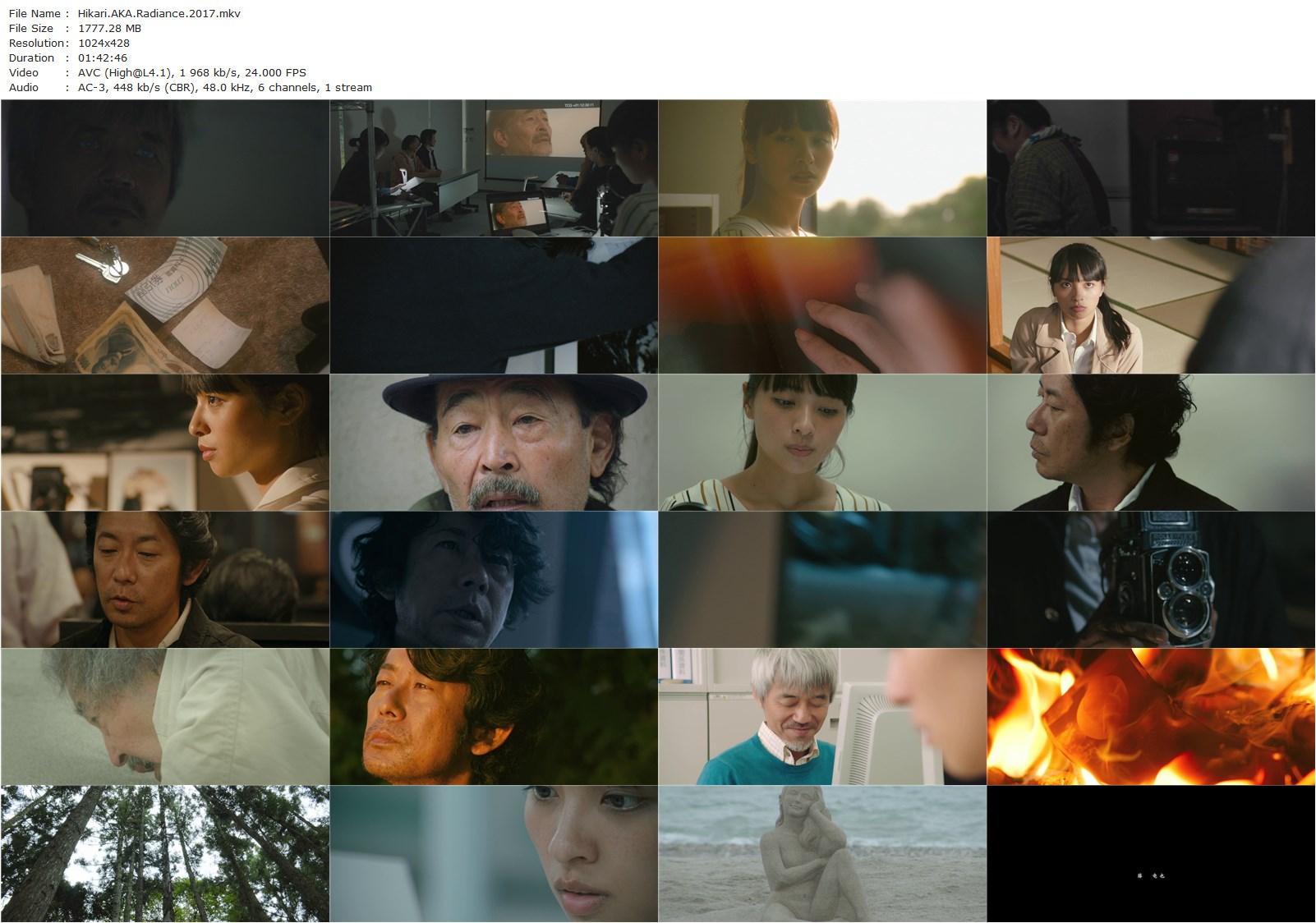 Radiance AKA Hikari (2017) Naomi Kawase, Masatoshi Nagase, Ayame Misaki, Tatsuya Fuji-poster