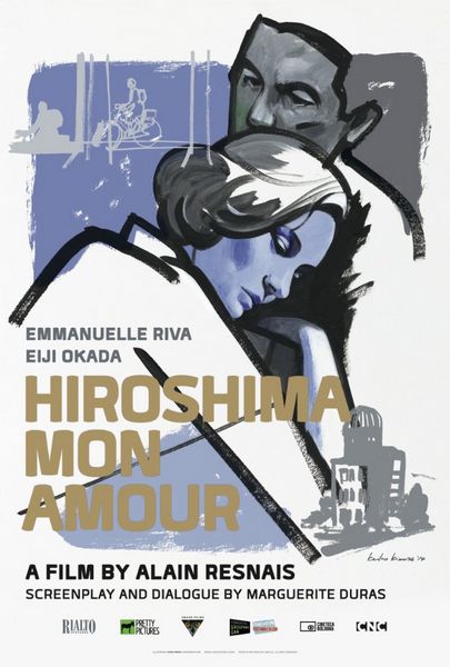 Hiroshima mon amour (1959) Alain Resnais, Emmanuelle Riva, Eiji Okada, Stella Dassas, Drama, Romance
